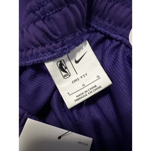 LARGE Los Angeles Lakers Standard Issue Courtside Men's Nike Dri-FIT NBA Shorts - Picture 4 of 9